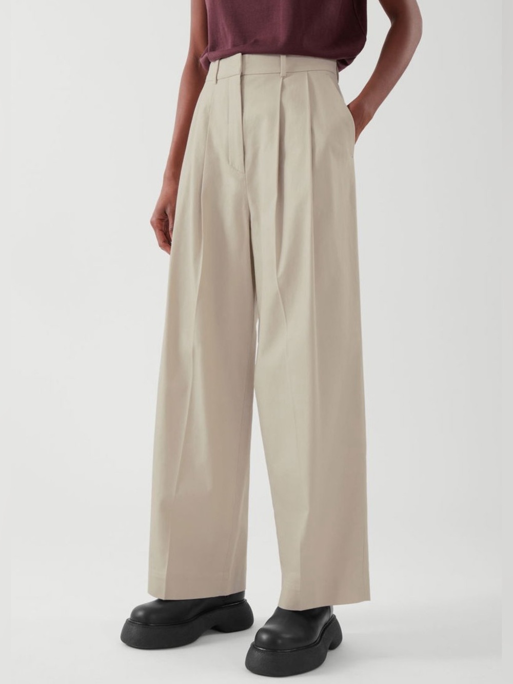K152 COS Wideleg HW Pants